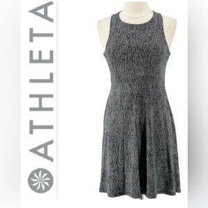 Athlete Santorini mini dress. Size large. Grey print.